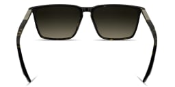 Shop Calvin Klein Logo Lettering Rectangle Sunglasses in Havana online.