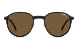Shop Carrera Clip-On Panthos Eyeglasses in Gold online.