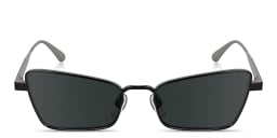 Shop Calvin Klein Logo Signature Cat-Eye Sunglasses in Black online.
