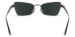 Shop Calvin Klein Logo Signature Cat-Eye Sunglasses in Black online.