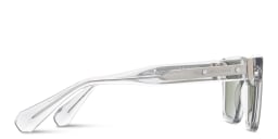 Shop ALL SAINTS Suki Unisex Square Sunglasses in Transparent Grey online.
