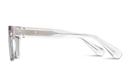 Shop ALL SAINTS Suki Unisex Square Sunglasses in Transparent Grey online.