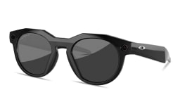 Shop Oakley Meta HSTN Limited Edition Unisex Round Sunglasses in Black online.