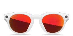 Shop Oakley Meta HSTN Limited Edition Unisex Round Sunglasses in Warm Grey online.