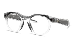 Shop Oakley Meta HSTN Limited Edition Transitions® Unisex Round Sunglasses in Clear online.