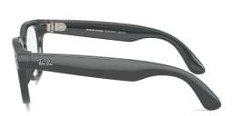 Shop Ray-Ban Meta Headliner Transitions® Unisex Panthos Sunglasses in Shiny Asteroid Grey online.