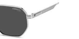 Shop Carrera Engraved Logo Irregular Sunglasses in Ruthenium online.