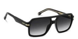 Shop Carrera Logo Signature Rectangle Sunglasses in Black online.