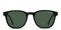Shop Carrera Clip-On Square Eyeglasses in Black Grey online.