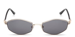 Shop Guess G Logo Irregular Sunglasses in Shiny Deep Gold online.