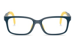Shop Ray-Ban Junior Optics Kids Panthos Eyeglasses in Blue Yellow online.