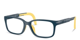 Shop Ray-Ban Junior Optics Kids Panthos Eyeglasses in Blue Yellow online.