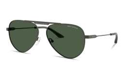 Shop Armani Exchange A|X Unisex Pilot Sunglasses in Matte Grey online.