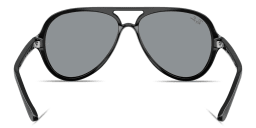 Shop Ray-Ban Cats 5000 Pilot Sunglasses in Black online.