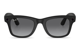 تسوق نظارات شمسية  ميتا واي فيرير بإطار مربّع للجنسين راي بان بلون أسود مطفي/جرافيت متدرّج أونلاين.