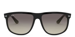 Shop Ray-Ban Boyfriend Square Sunglasses in Black online.