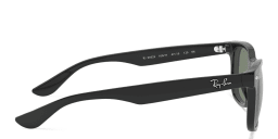 Shop Ray-Ban Junior New Wayfarer Kids Square Sunglasses in Black online.