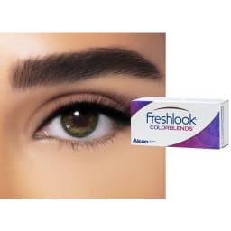 Shop Freshlook COLORBLENDS Monthly Color Contact Lenses - Green Blend in Green Blend online.