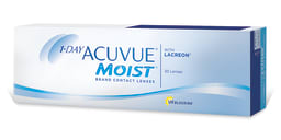 Shop ACUVUE 1-Day MOIST Clear Contact Lenses - Pack of 30 in Clear online.