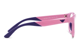 Shop Emporio Armani Kids Cat-Eye Eyeglasses in Purple online.