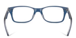Shop Ray-Ban Junior Optics Kids Square Eyeglasses in Dark Blue online.