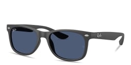 Shop Ray-Ban Junior New Wafarer Kids Square Sunglasses in Rubber Dark Gray online.
