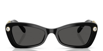 Octagon-Cut Crystals Cat-Eye Sunglasses