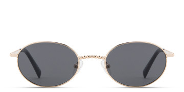 Paloma Gold Ball Oval Sunglasses