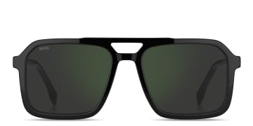 Logo Lettering Rectangle Sunglasses
